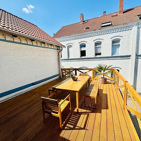 Zentrales Apartment Mit Grosser Terrasse Brunswick Exterior foto